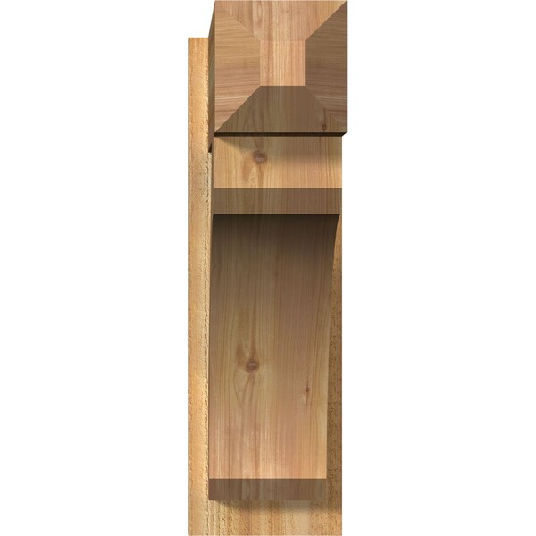 Legacy Craftsman Rough Sawn Outlooker, Western Red Cedar, 8W X 26D X 26H